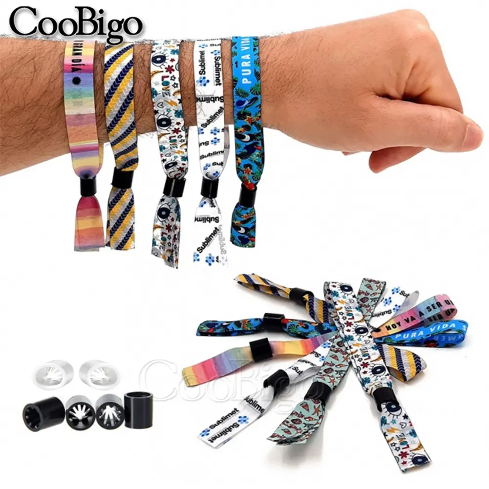 50pcs Plastic Wristbands Closure Cord Lock Toggle Clip Stopper Lanyard Rope Masks Elastic Party DIY Accessories
