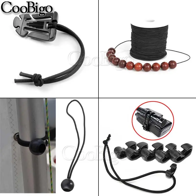 5 Meters Strong Elastic Rope Bungee Shock Cord Stretch String for DIY Jewelry Making Outdoor Project Tent Kayak Boat Backage