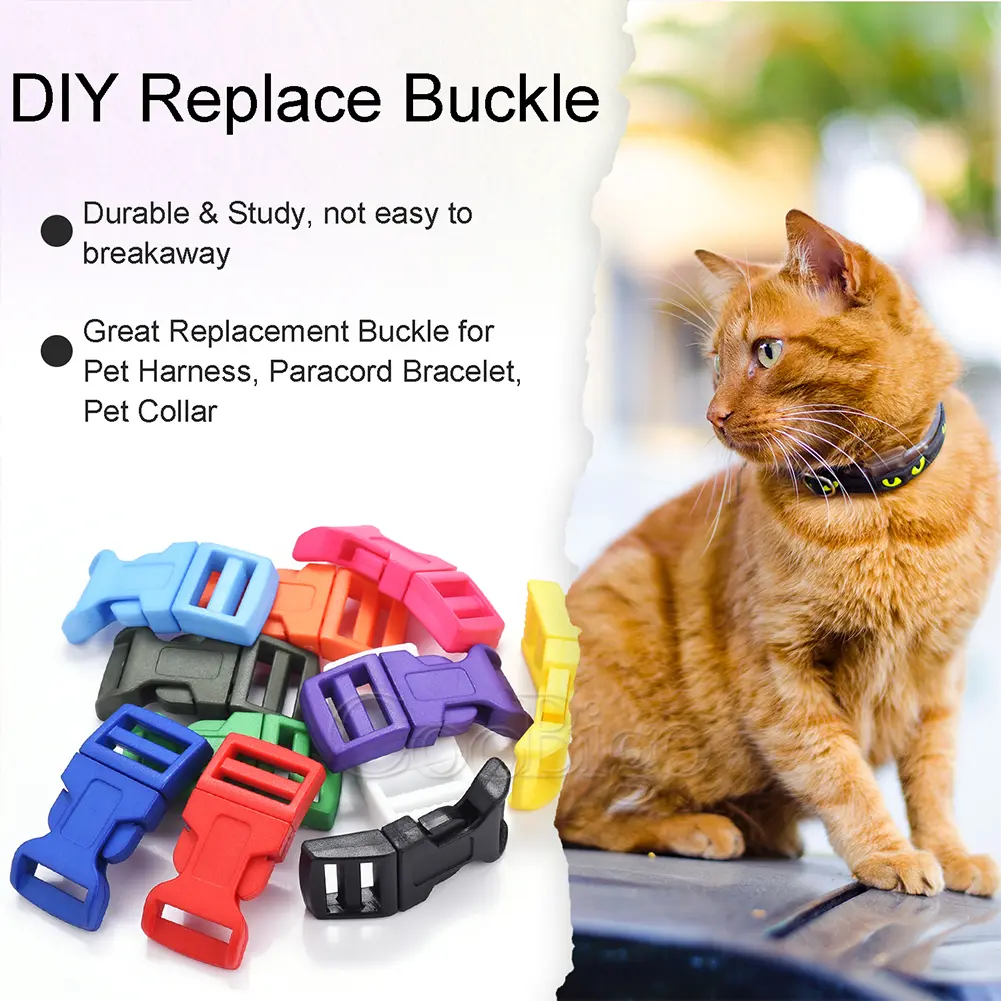 5pcs Curved Side Release Buckles Plastic Paracord Buckles Outdoor Camp Backpacks Bag Strap Bracelets Accessories 15mm 20mm 25mm