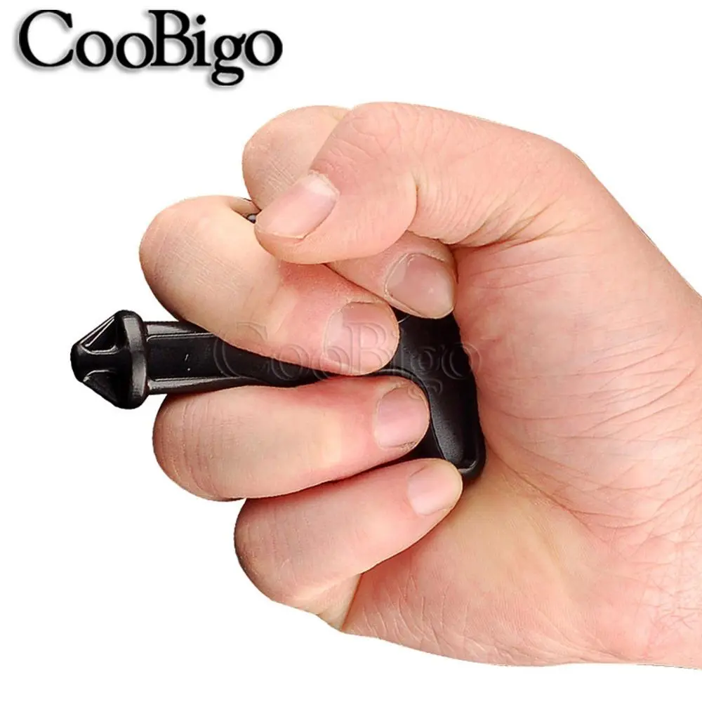 5pcs Outdoor Self Defense Stinger Duron Drill Self-defense Weapons Keychain Personal Security Protection Tool Key Holder Plastic