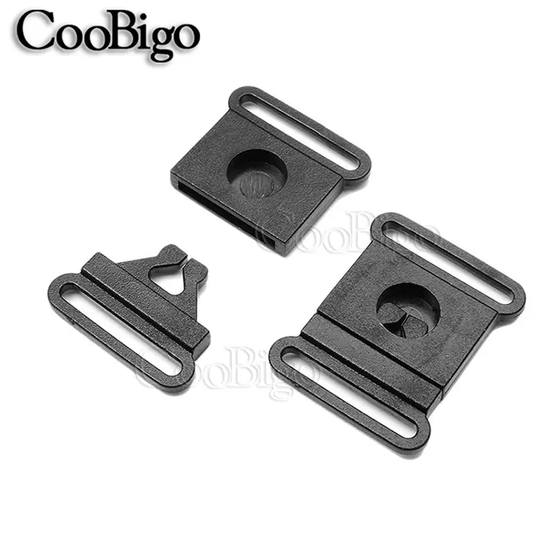 10pcs Plastic Safety Breakaway Buckle Lanyard Paracord Bracelet Buckles for Outdoor Camp Bag Strap Webbing 10mm 15mm 20mm 25mm