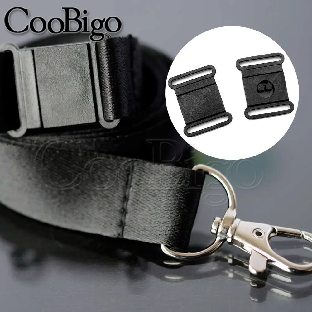 10pcs Plastic Safety Breakaway Buckle Lanyard Paracord Bracelet Buckles for Outdoor Camp Bag Strap Webbing 10mm 15mm 20mm 25mm
