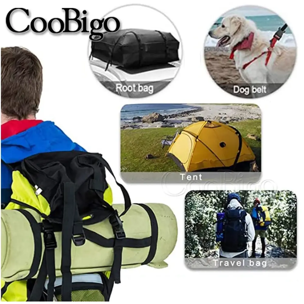 5pcs Plastic Side Release Center Buckles Swivel Paracod Bracelet Clip Outdoor Backpack Belt Luggage Webbing 20mm 25mm 32mm 38mm