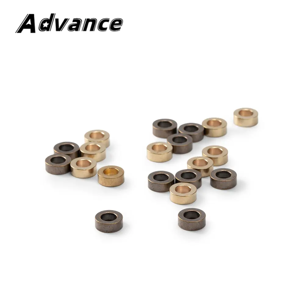 10pcs Small DIY Beads Paracord Keychain DIY Accessories Brass Round Bead Keyring Accessories
