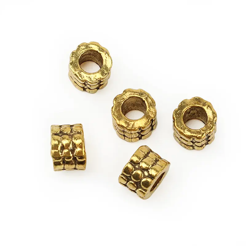 5pcs Zinc Alloy Knife Ring DIY Beads Umbrella Rope Cord Outdoor Knife Gadgets Pendant