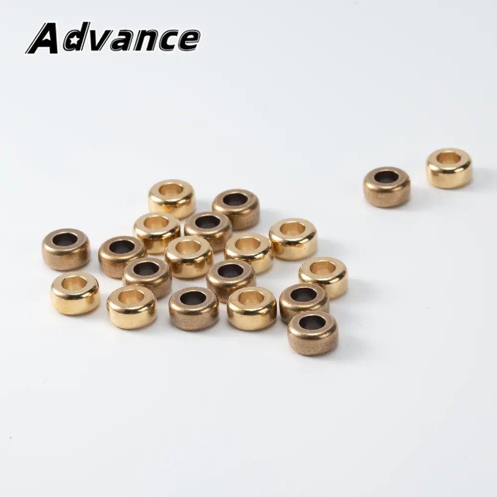 10pcs Beads Paracord Keychain DIY Accessories Brass Round Bead Keyring Accessories