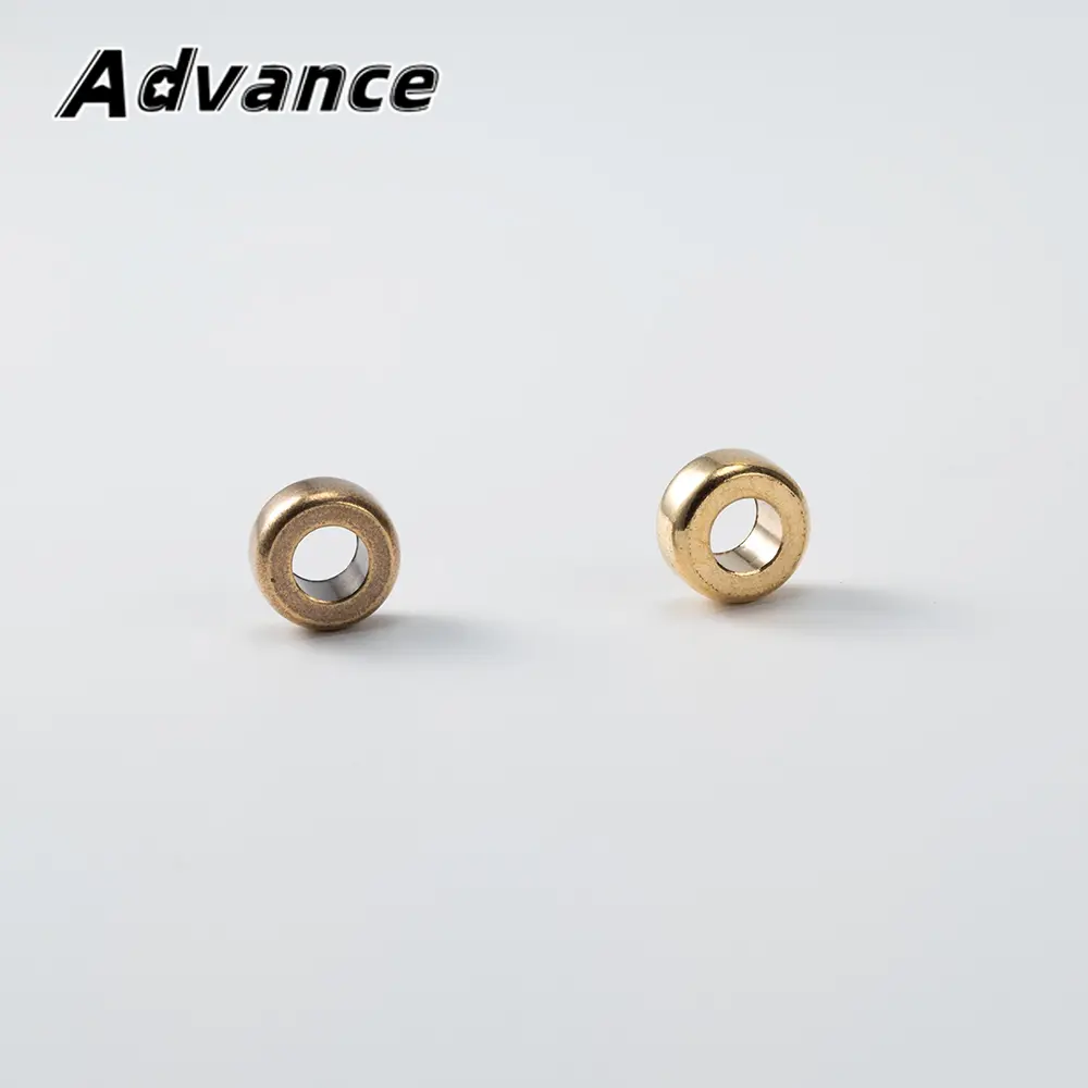 10pcs Beads Paracord Keychain DIY Accessories Brass Round Bead Keyring Accessories