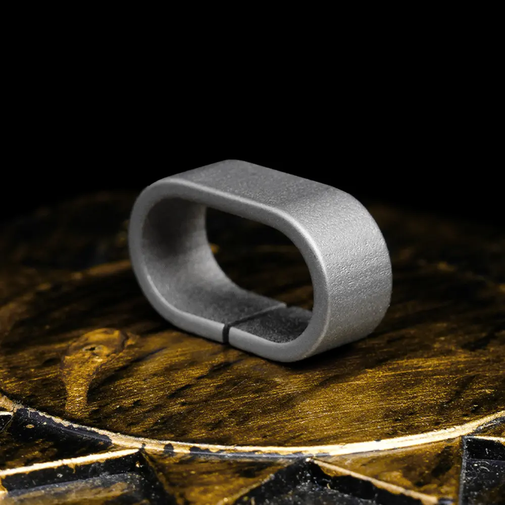 DIY Keychain Accessories Buckle Outdoor EDC Key Ring Titanium Outdoor Tool