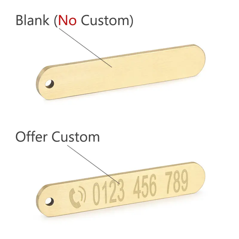 Custom Phone Brass Key Ring Personalized Tag Name Pendants Copper Keychains Paracord Rope DIY Accessories