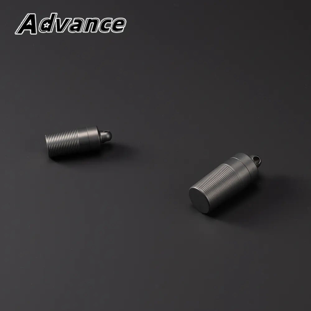 Small Storage Box Portable Waterproof Titanium Bottle Outdoor Tool EDC