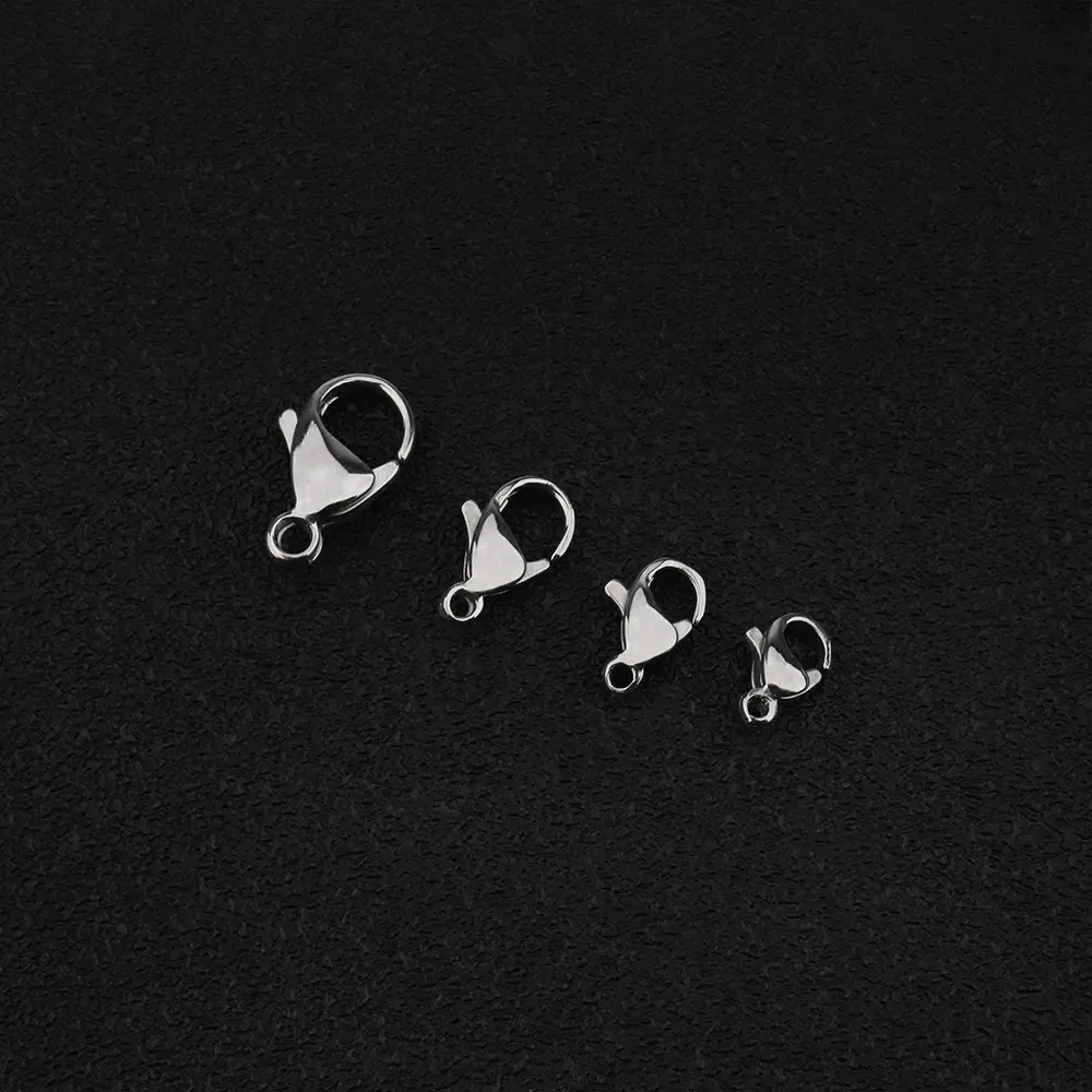 1pc Titanium Alloy Lobster Buckle Necklace Connecting Buckle Accessories Keychain Pendant Fastener Outdoor Tool