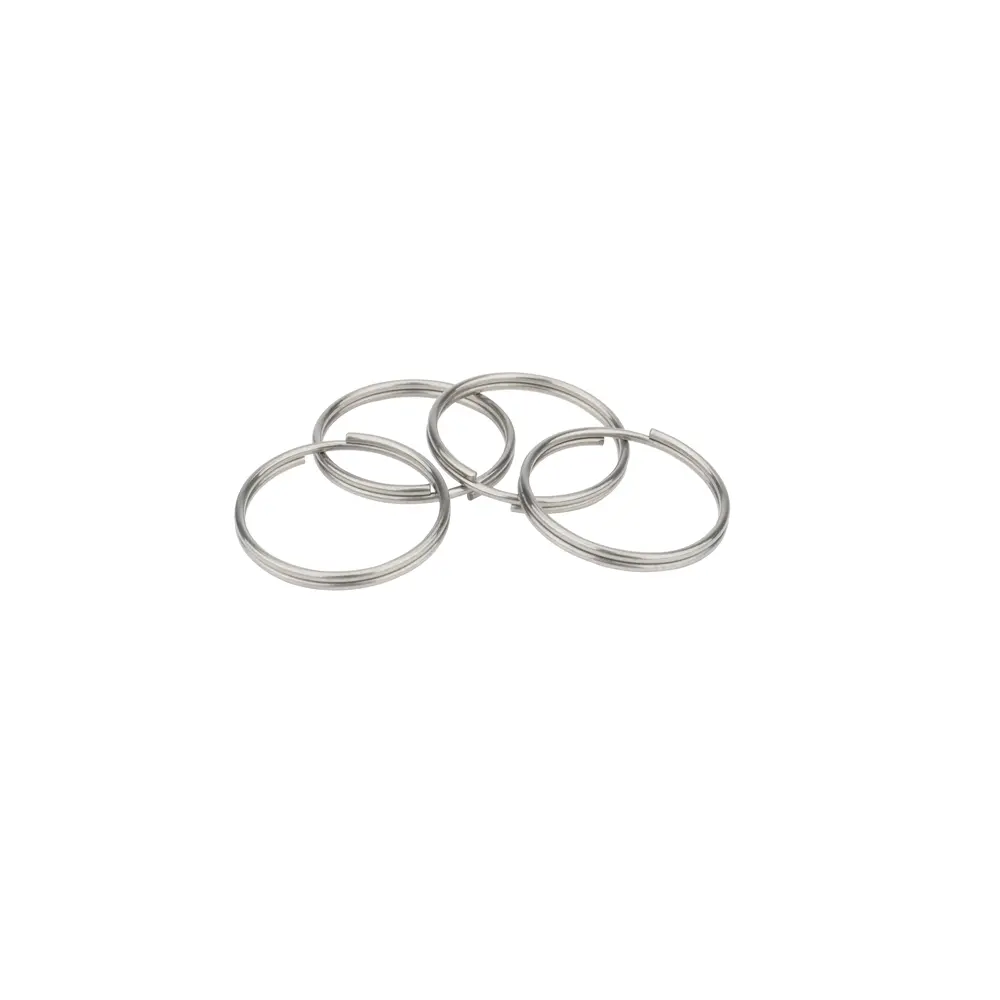 2pcs Titanium Ring 20mm Keyring EDC Outdoor Tool Titanium Linear Key Ring