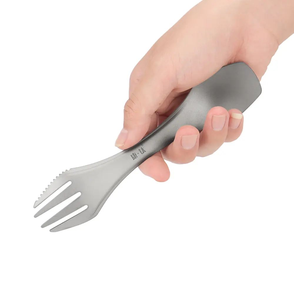 Titanium Alloy Knife Fork Spoon Tableware Ultra-light Portable Tableware Outdoor Camping Multi Tool