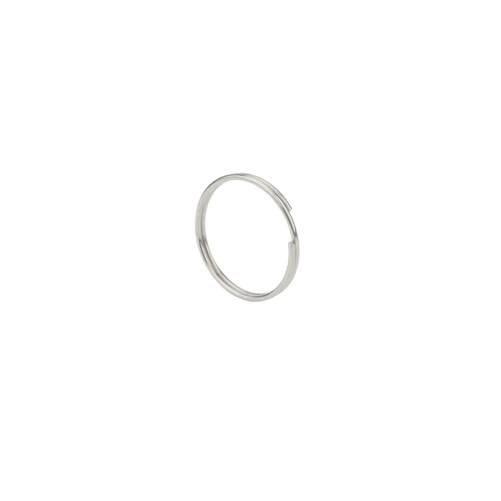 2pcs Titanium Ring 20mm Keyring EDC Outdoor Tool Titanium Linear Key Ring