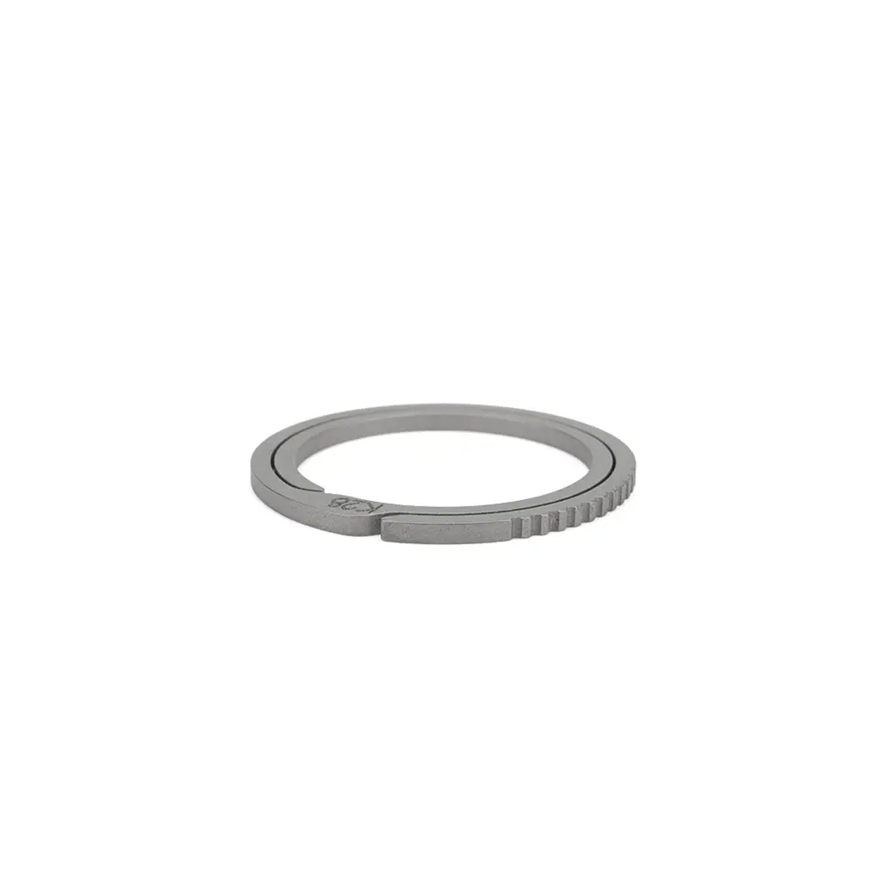 Thin 1.5mm Titanium Alloy Ring Keychain EDC Tool DIY Multifunctional Outdoor Car Keychain
