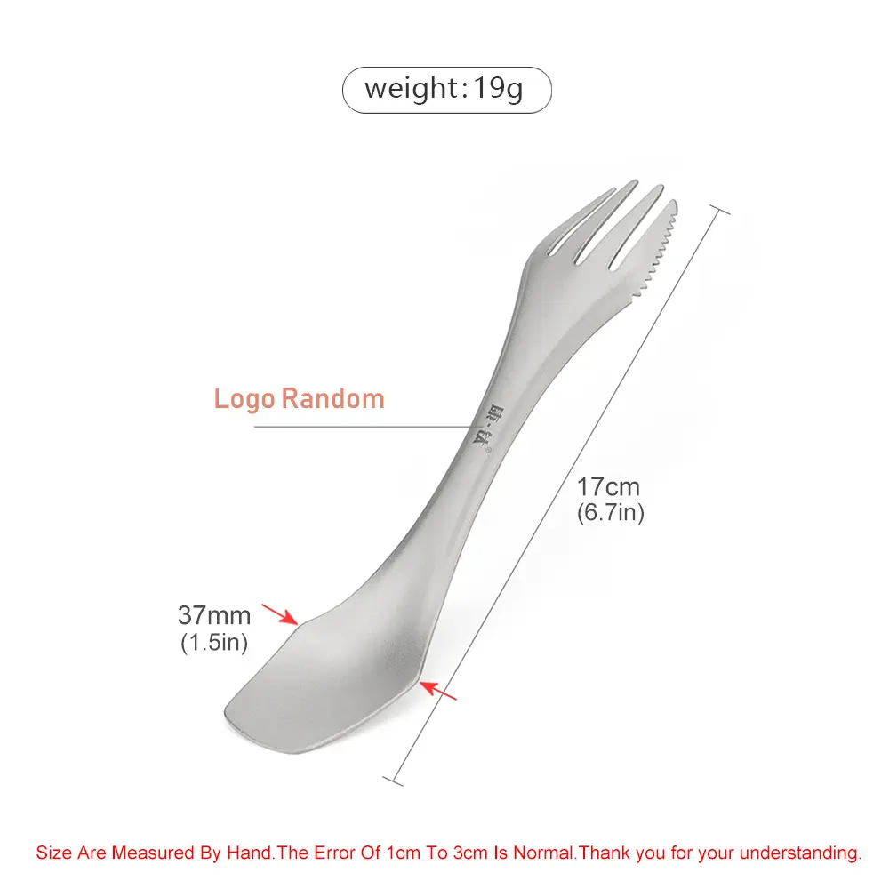 Titanium Alloy Knife Fork Spoon Tableware Ultra-light Portable Tableware Outdoor Camping Multi Tool