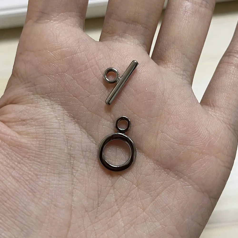 Titanium Alloy OT Clasp For DIY Necklace Bracelet Buckle Multi-Tool Outdoor EDC Keychain Accessories