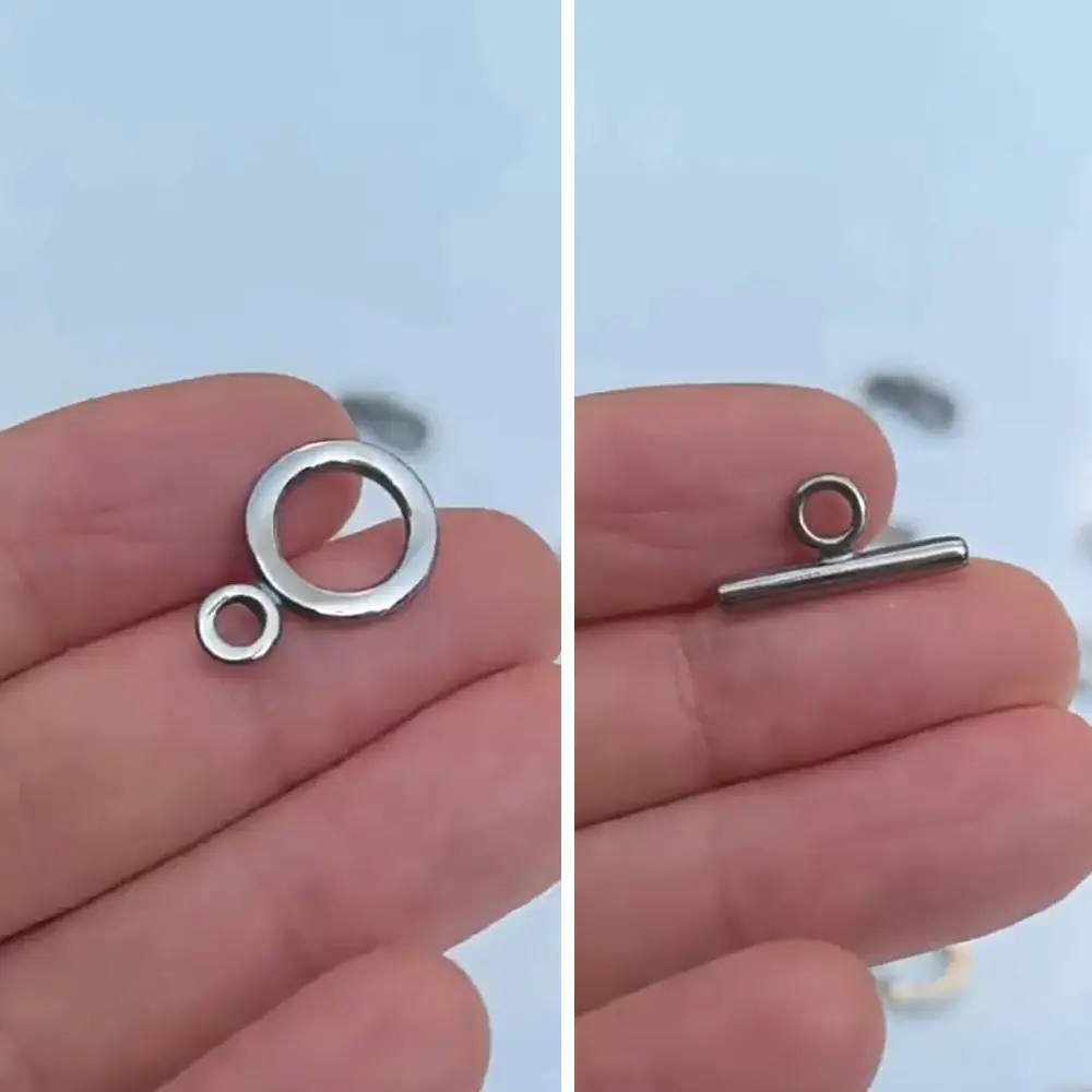 Titanium Alloy OT Clasp For DIY Necklace Bracelet Buckle Multi-Tool Outdoor EDC Keychain Accessories