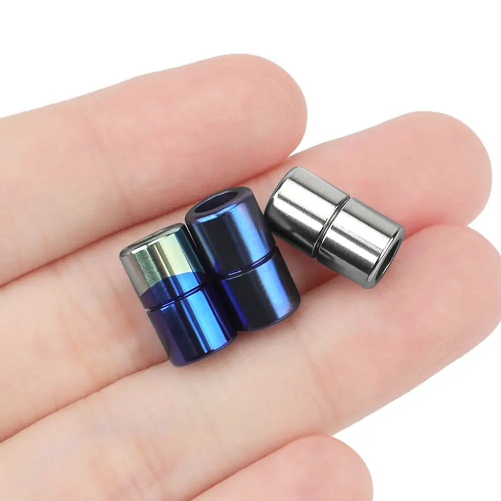 Mini Size Titanium Bead Titanium Alloy Small Paracord Beads Accessory Pendant DIY