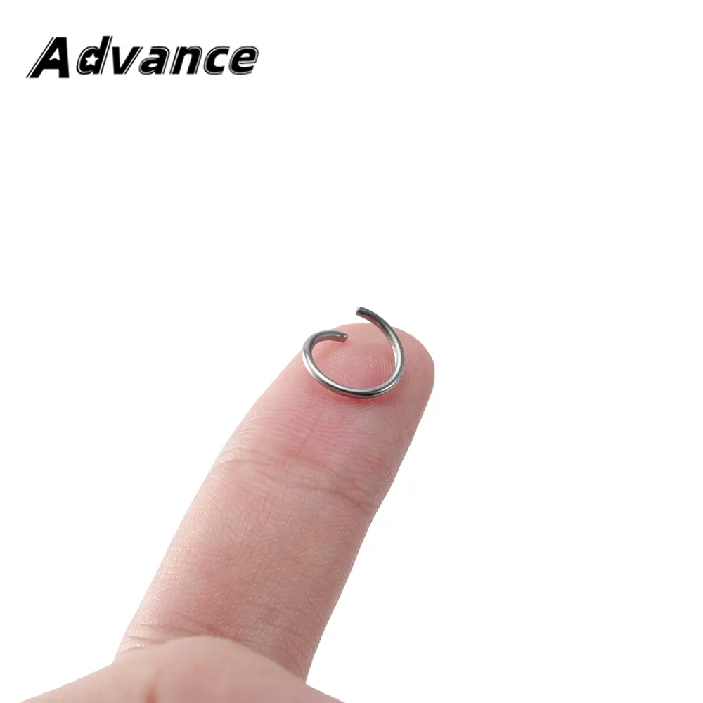 20pcs Open Style Ring Titanium Alloy Keyring Titanium Keychain Outdoor Tool Accessories