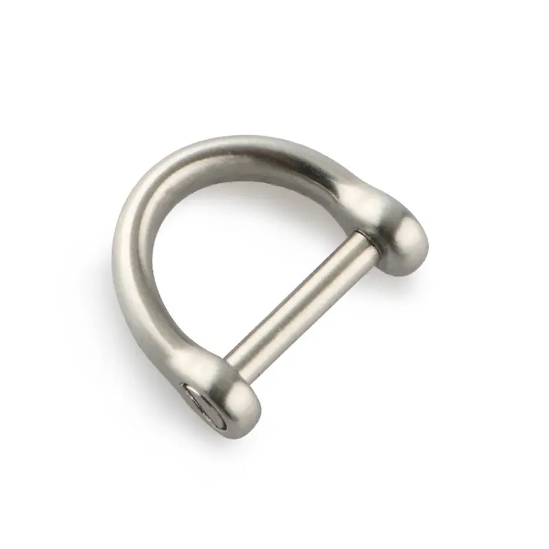 Stainless Steel Hooves Buckle Outdoor Small Tool Keychain D Shape Buckle