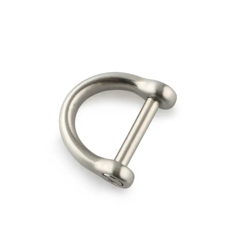 Stainless Steel Hooves Buckle Outdoor Small Tool Keychain D Shape Buckle