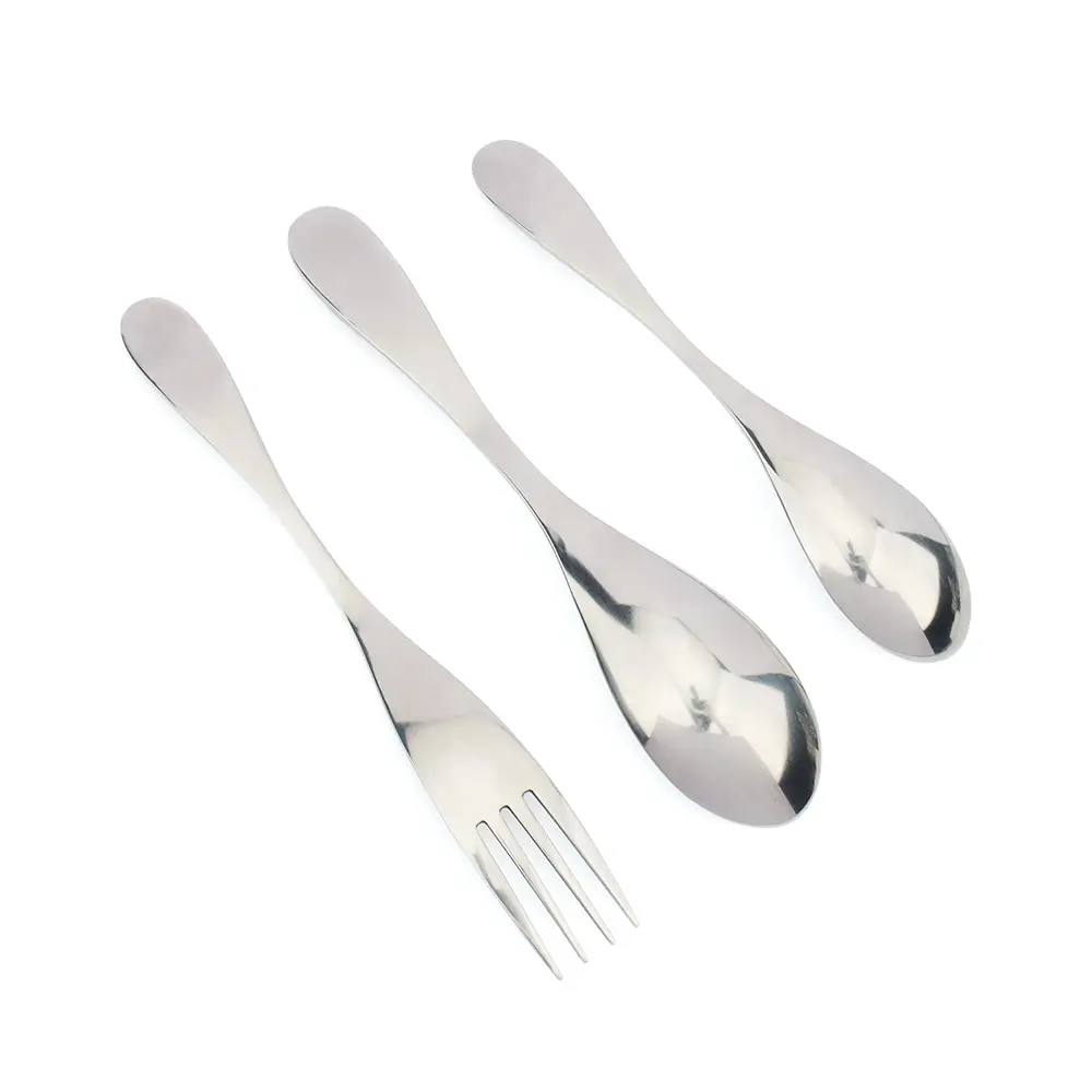 Cake Dessert Spoon Titanium Tableware Utensils Spoon Fork Outdoor Kitchen Travel Camping
