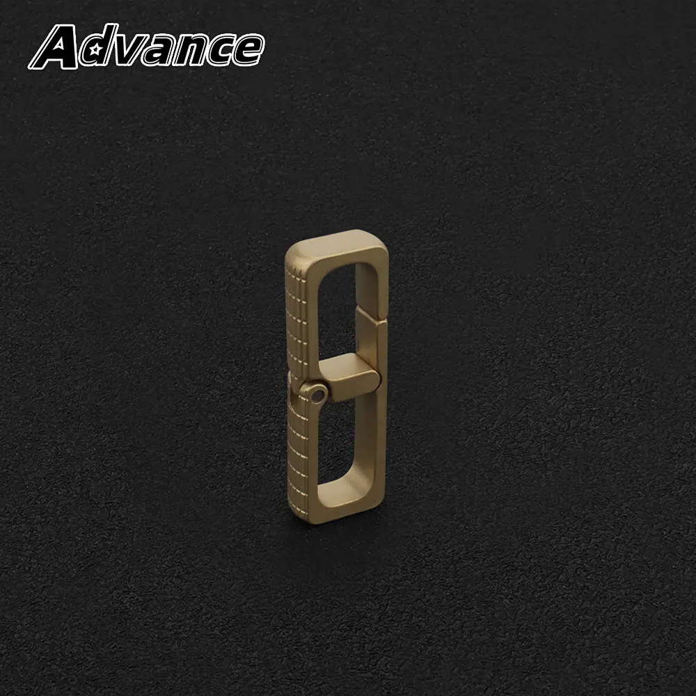 1pc Waist Belt Buckle Brass Outdoor Small Tool EDC Copper Belt Keychain