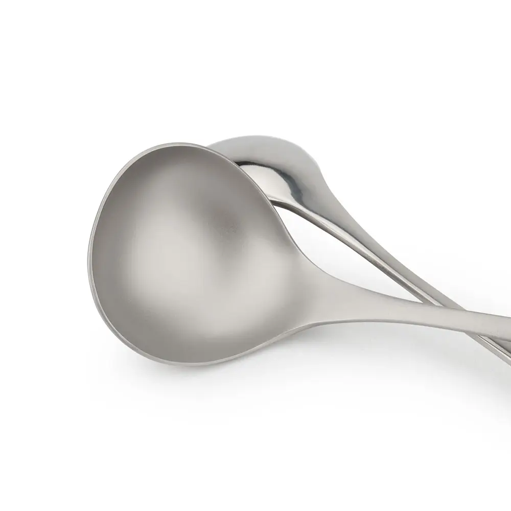 Titanium Matte Spoon Picnic Utensil Outdoor Camping Titanium Alloy Spoon Food Scoop