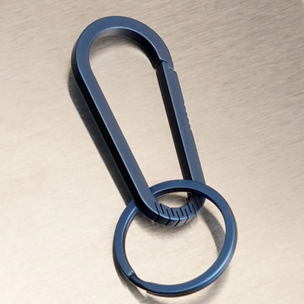 Titanium Alloy Buckle Car Key Chain Waist Hanging Keyring Multi Outdoor Tool