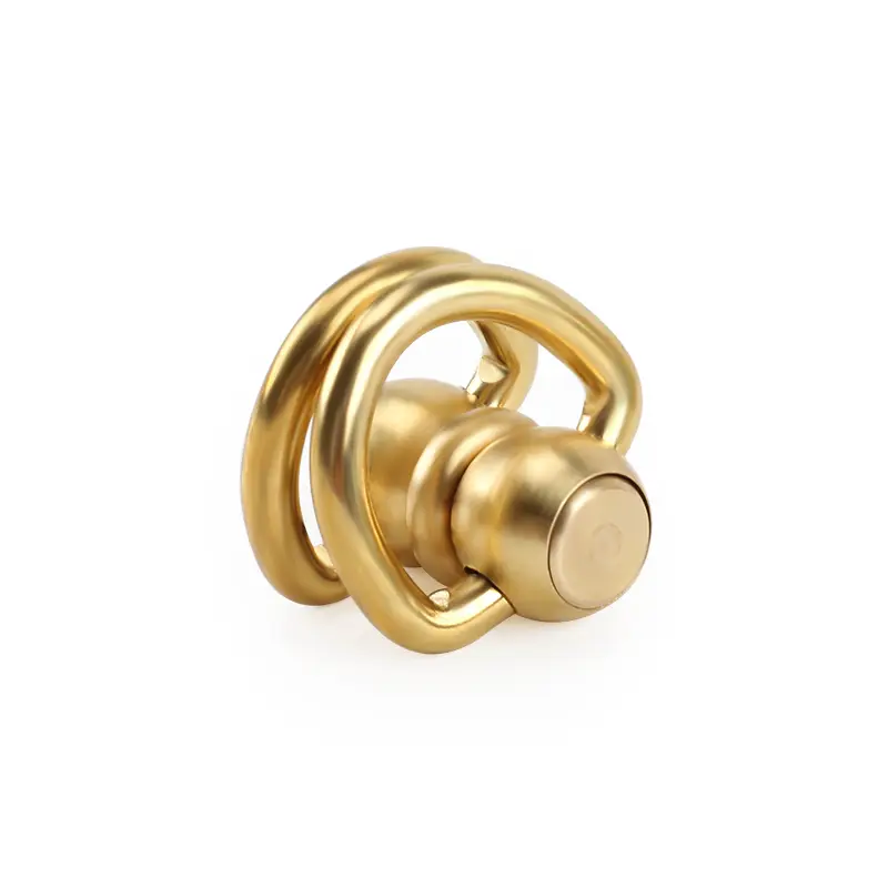 3pcs/lot Vintage Brass Double Rotation Key Ring Outdoor Small Tool EDC Buckle