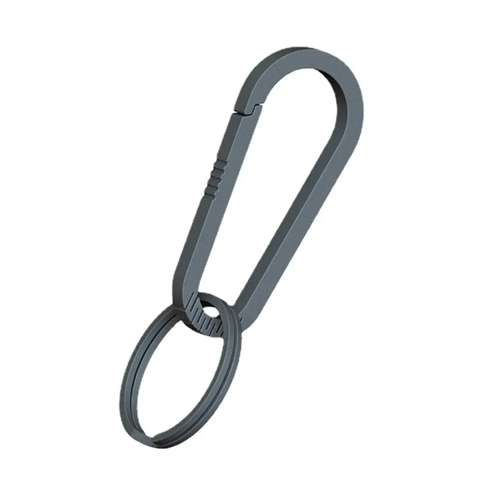 Titanium Alloy Buckle Car Key Chain Waist Hanging Keyring Multi Outdoor Tool