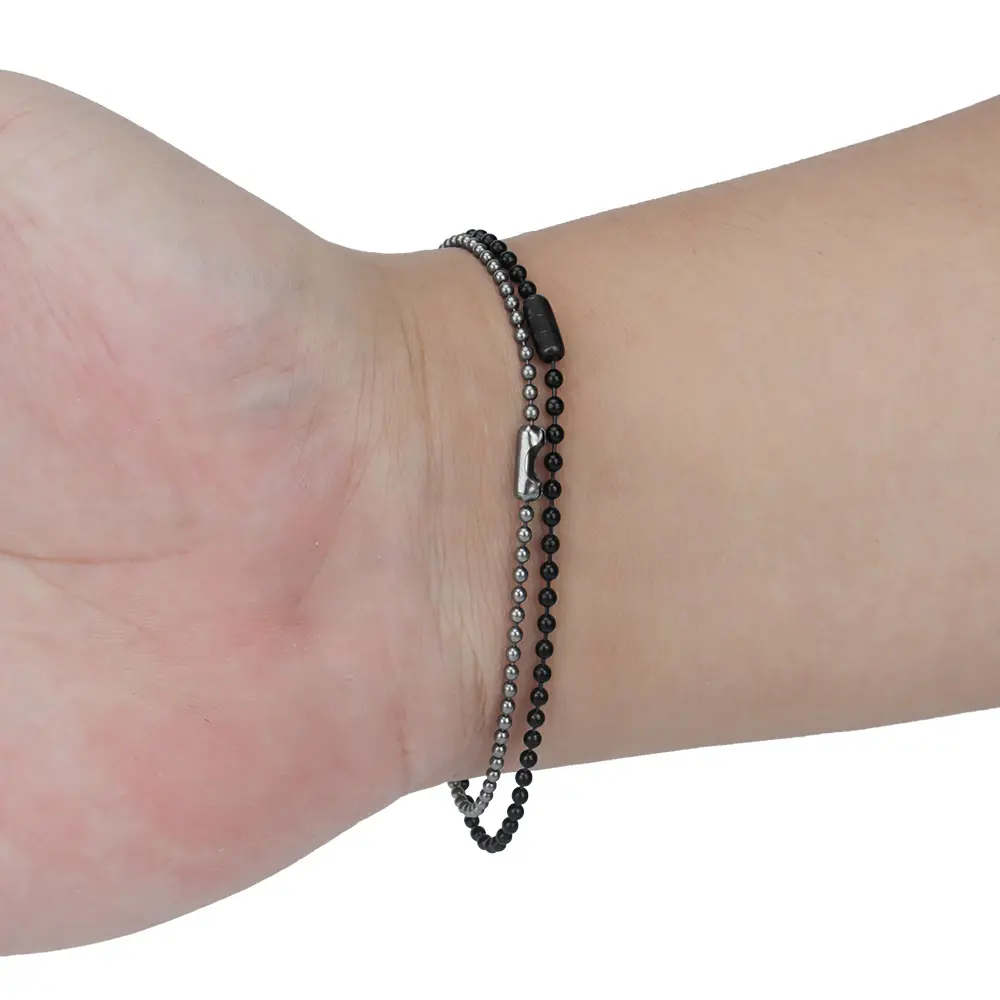 Short Chain Titanium Alloy Bracelet 20cm Outdoor Multifunctional Tool Keychain Accessory