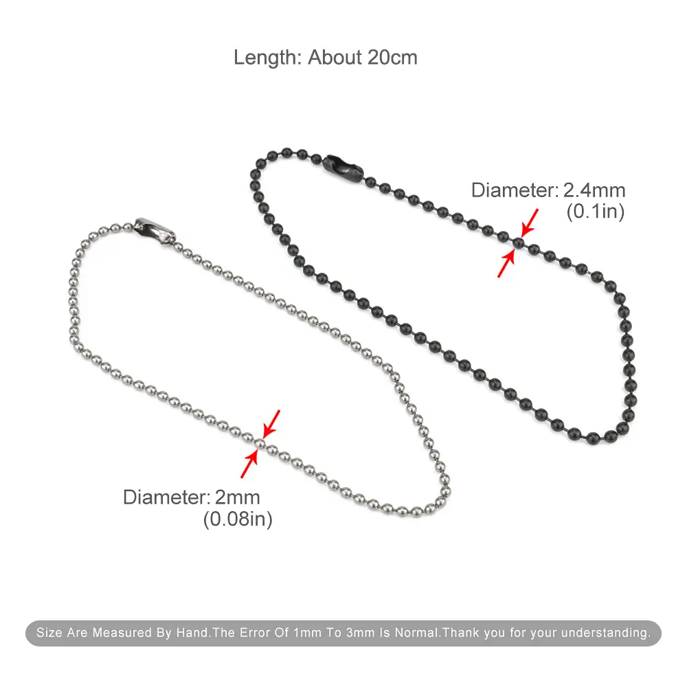 Short Chain Titanium Alloy Bracelet 20cm Outdoor Multifunctional Tool Keychain Accessory
