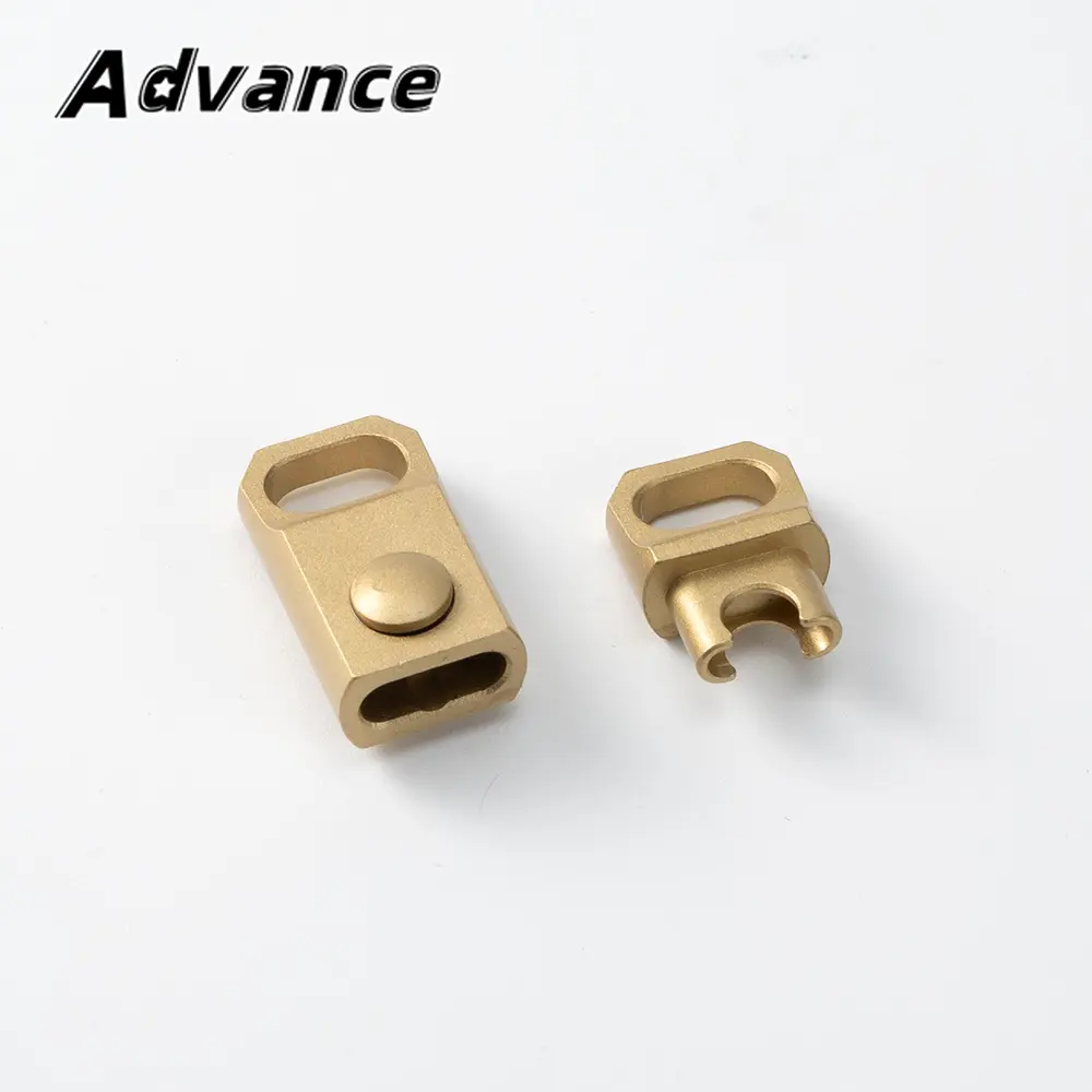 Yellow Keychain Buckle Outdoor EDC Brass Key Ring Outdoor Tool
