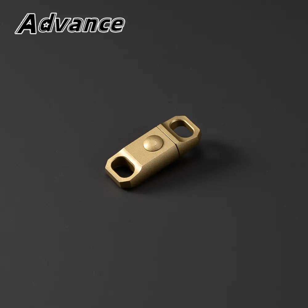 Yellow Keychain Buckle Outdoor EDC Brass Key Ring Outdoor Tool