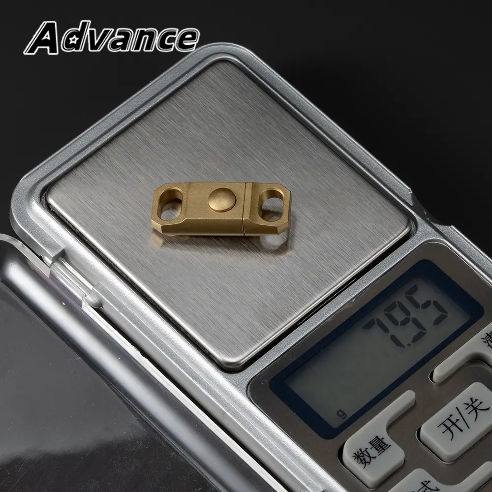Yellow Keychain Buckle Outdoor EDC Brass Key Ring Outdoor Tool