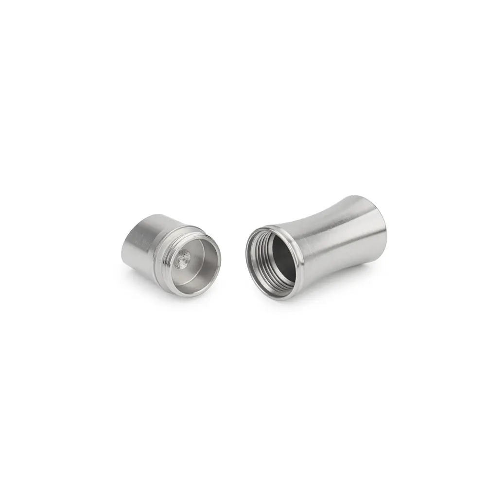 Stainless Steel Mini Seal Bottle Bamboo Shape Box Outdoor Camping Small Tool