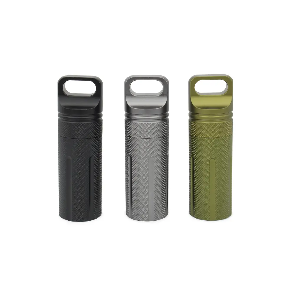Aluminum Alloy Waterproof Canister U Disk Seal Bottle EDC Outdoor Bottle