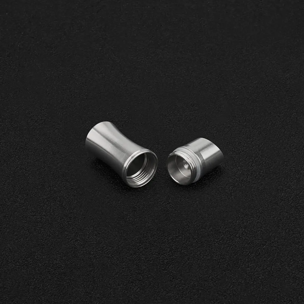 Stainless Steel Mini Seal Bottle Bamboo Shape Box Outdoor Camping Small Tool