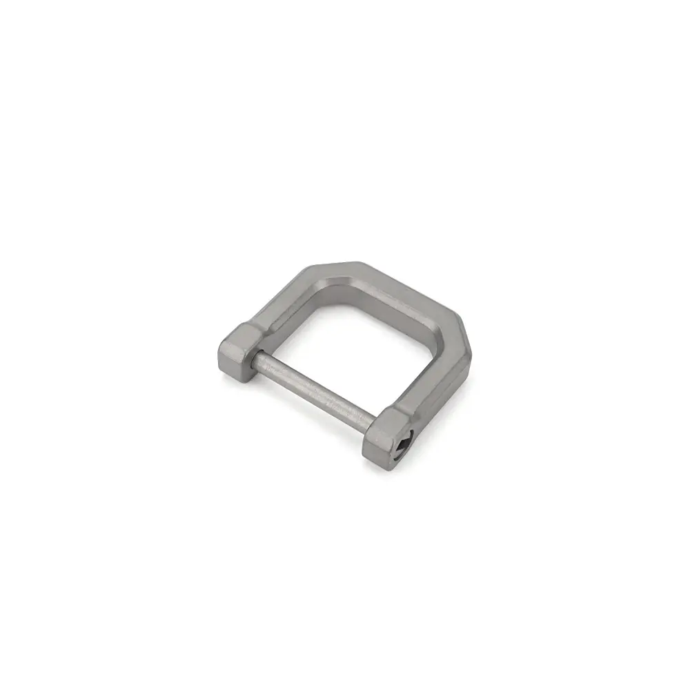 D Shape Titanium Alloy Buckle EDC Outdoor Tool Keyring Horseshoe Buckle Mini Key Connecting Accessories