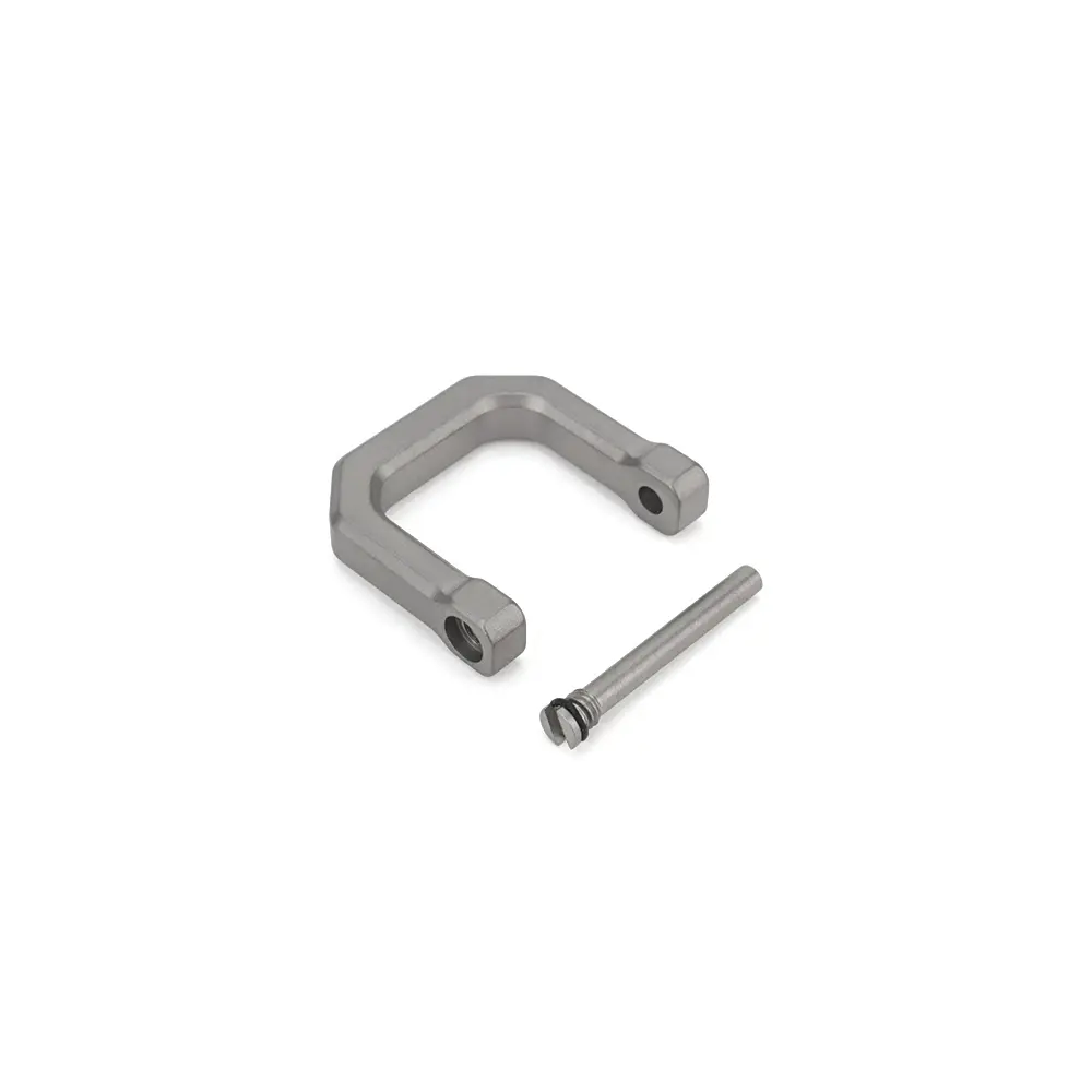 D Shape Titanium Alloy Buckle EDC Outdoor Tool Keyring Horseshoe Buckle Mini Key Connecting Accessories