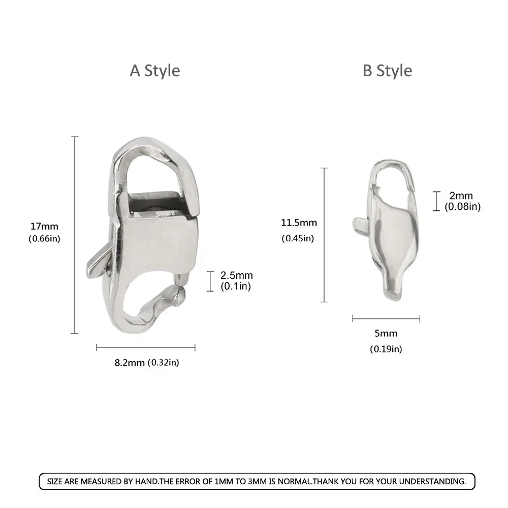 2pcs Mini Buckle Chain Connection Titanium Lobster Clasp Keychain DIY Rope Hasp Outdoor Tool Bracelet Accessories