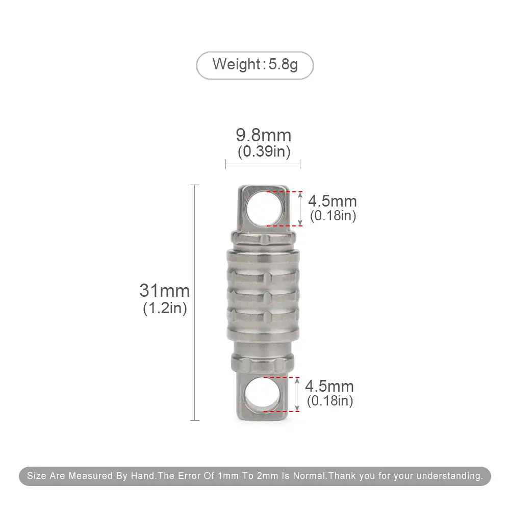 Titanium Alloy Car Keychain Buckle Rotating Keyring Outdoor Tool EDC Accessories
