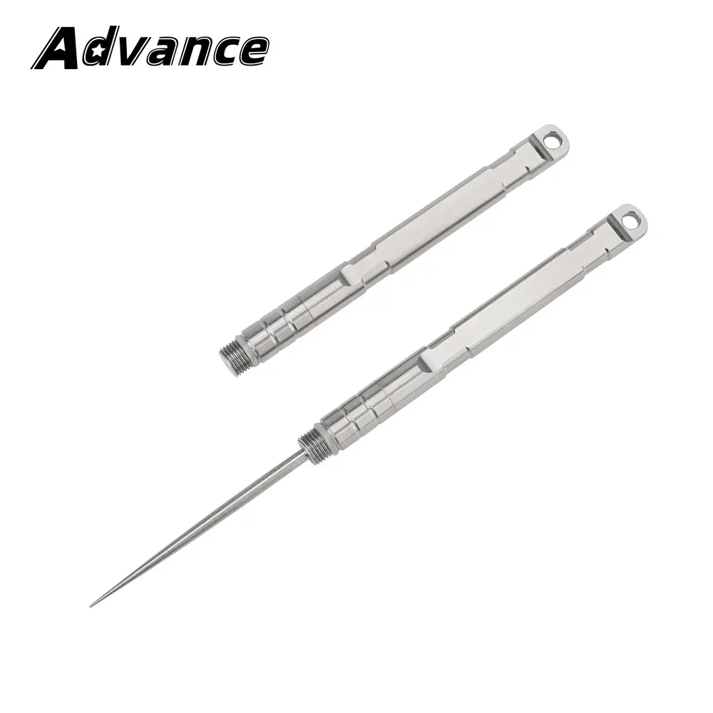 Titanium Alloy Toothpick Multi Functional Fruit Stick Toothpick Holder Portable Outdoor EDC Tool