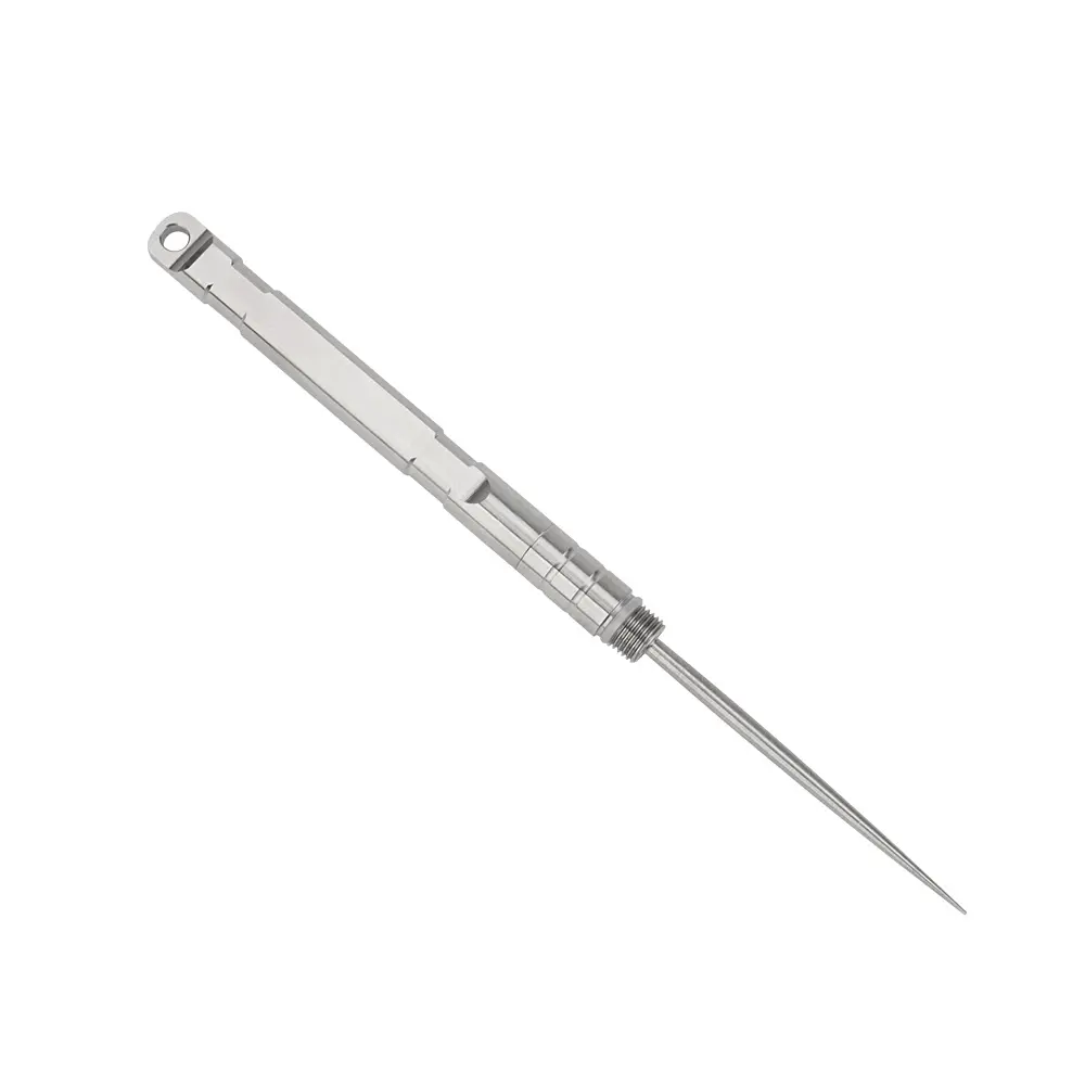 Titanium Alloy Toothpick Multi Functional Fruit Stick Toothpick Holder Portable Outdoor EDC Tool