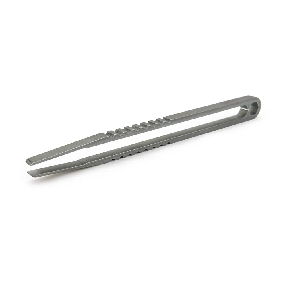1pc Big Titanium Tweezer Titanium Alloy Clip Portable Nipper EDC Outdoor Tool