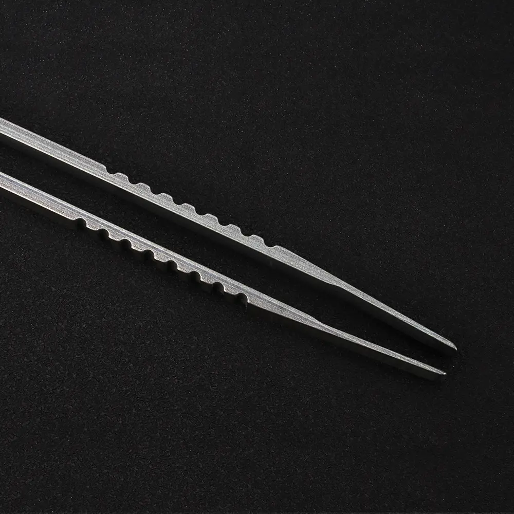 1pc Big Titanium Tweezer Titanium Alloy Clip Portable Nipper EDC Outdoor Tool