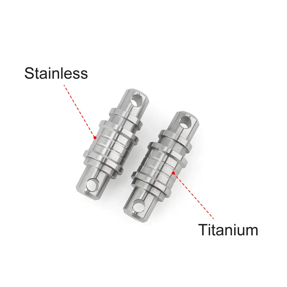 Titanium Alloy / Stainless Steel Quick Release Keychain EDC Waist Buckle  DIY Accessories Car Keyring Outdoor Tools