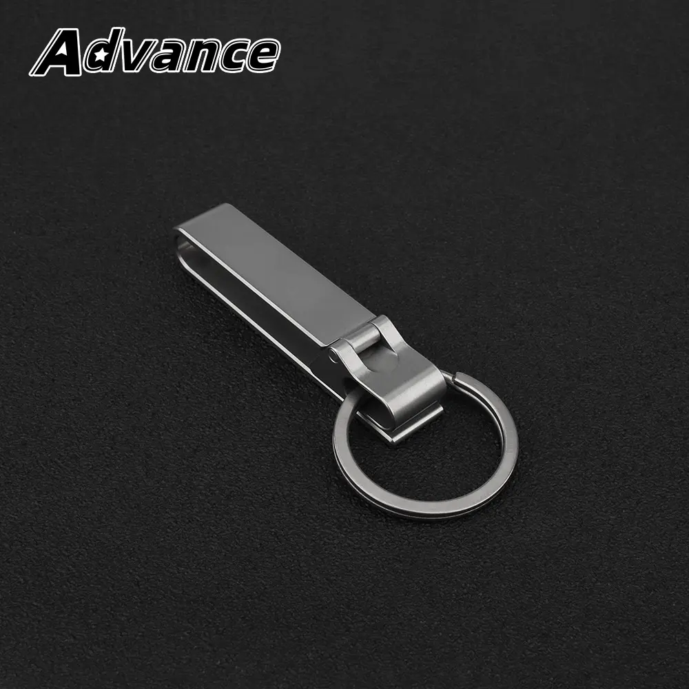 Widened Titanium Alloy Belt Clip Key Waist Buckle Car Keychain Men Belt Keyring Lightweight EDC Outdoor Tool